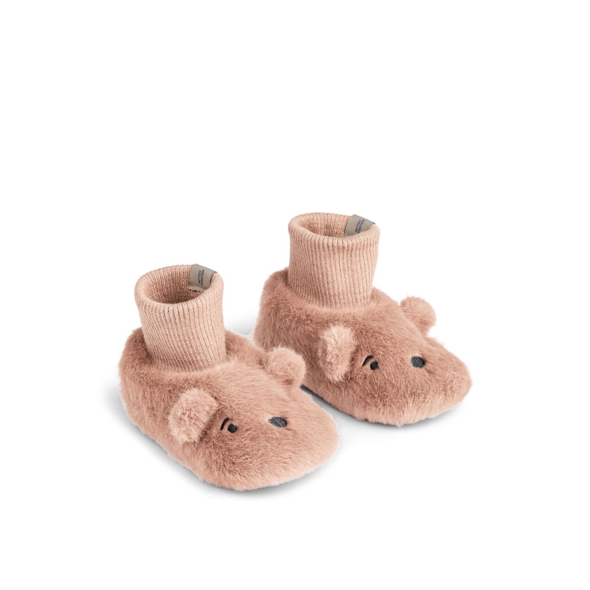 Chaussons Peluche Ours BETH - Pale tuscany