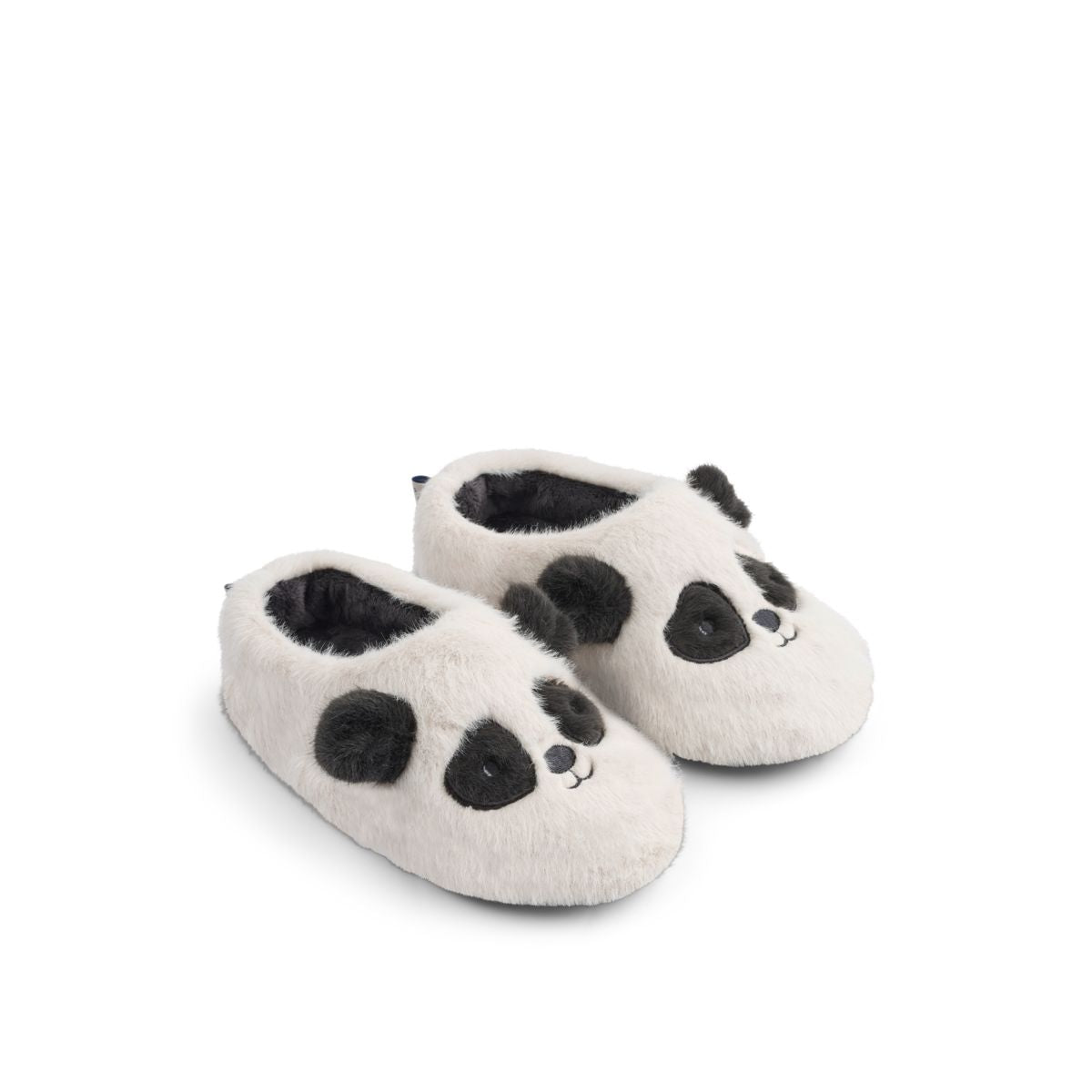 Liewood Aviaja Panda Slippers - Sandy / Dark grey - INDOOR SLIPPERS