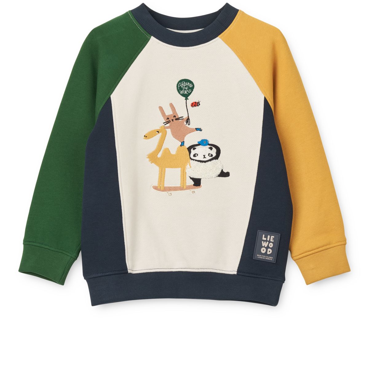 Liewood Aude Sweatshirt - Friends / Sandy / Classic navy multi mix - SWEATSHIRT