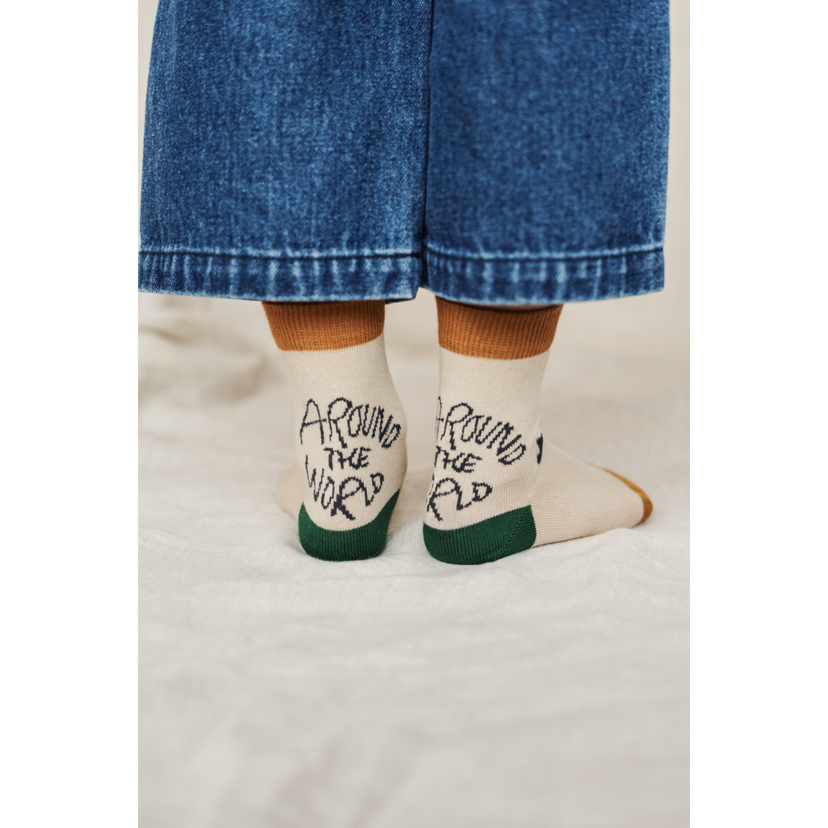 Liewood Chaussettes SILAS, Lot de 3 paires - Around the world / Sandy - Chaussettes/Bas