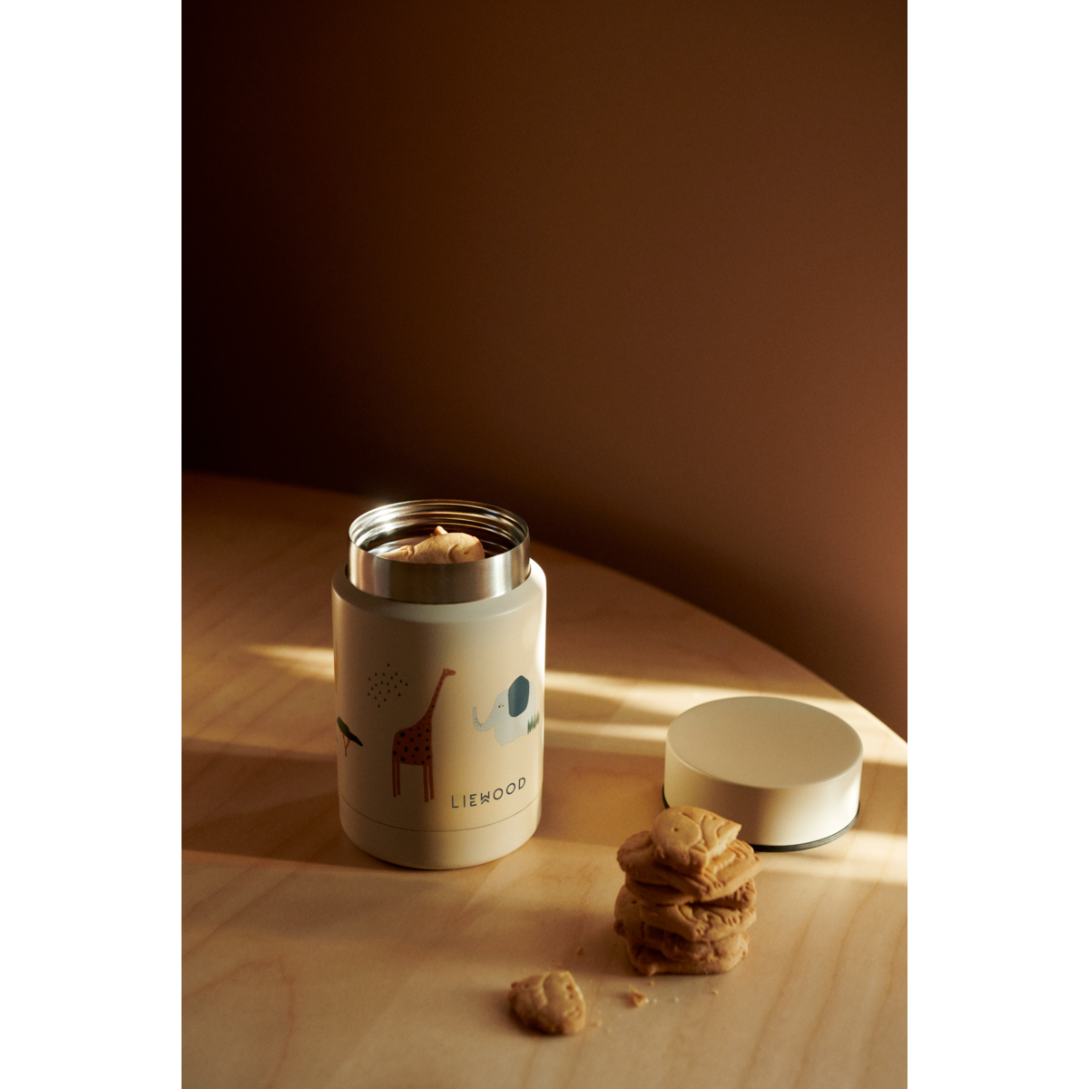 Liewood Pot alimentaire Nadja - Safari sandy mix - La boîte alimentaire