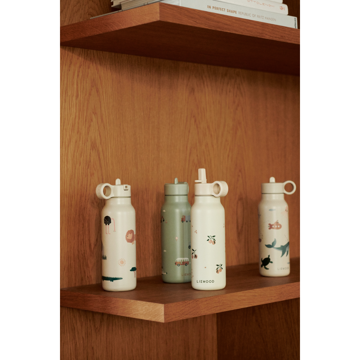 Liewood Gourde Falk 350 ml - Safari sandy mix - Goude eau