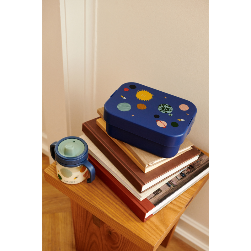 Liewood Boîte à déjeuner KAMIL - Universe / Classic navy - Boîte à goûter