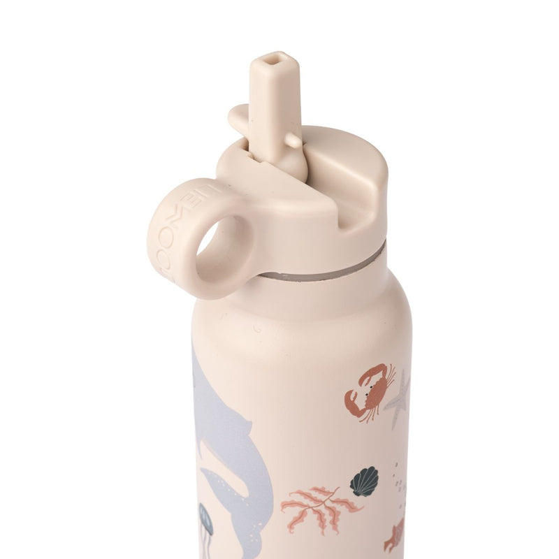 Liewood Gourde Falk 350 ml - Sea creature / Sandy - Goude eau