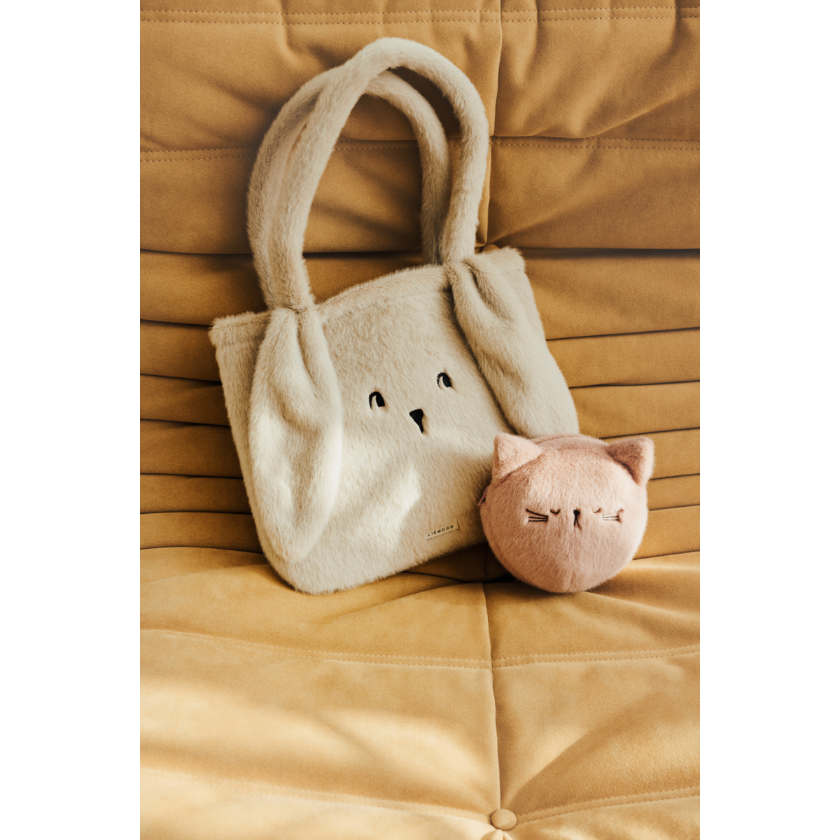 Tote Bag Peluche Lapin LEXI - Mist