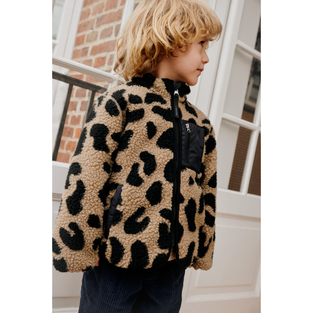 Liewood Veste en Polaire NOLAN - Mega leo / oat mix - Veste