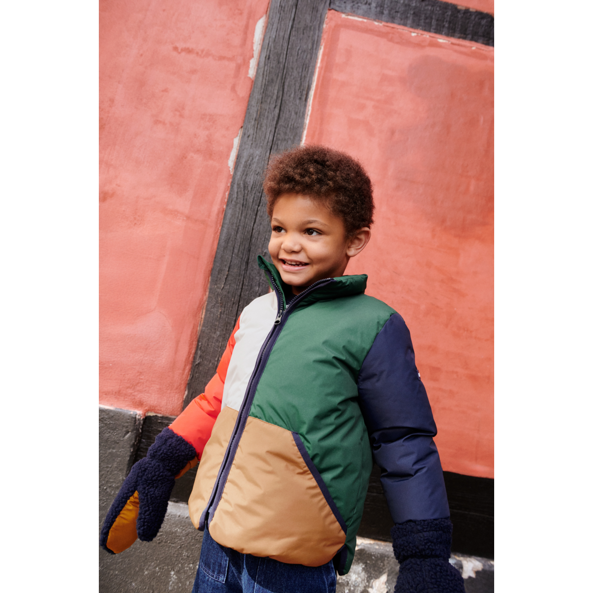 Liewood Veste BRANTLEY - Apple red multi mix - Veste