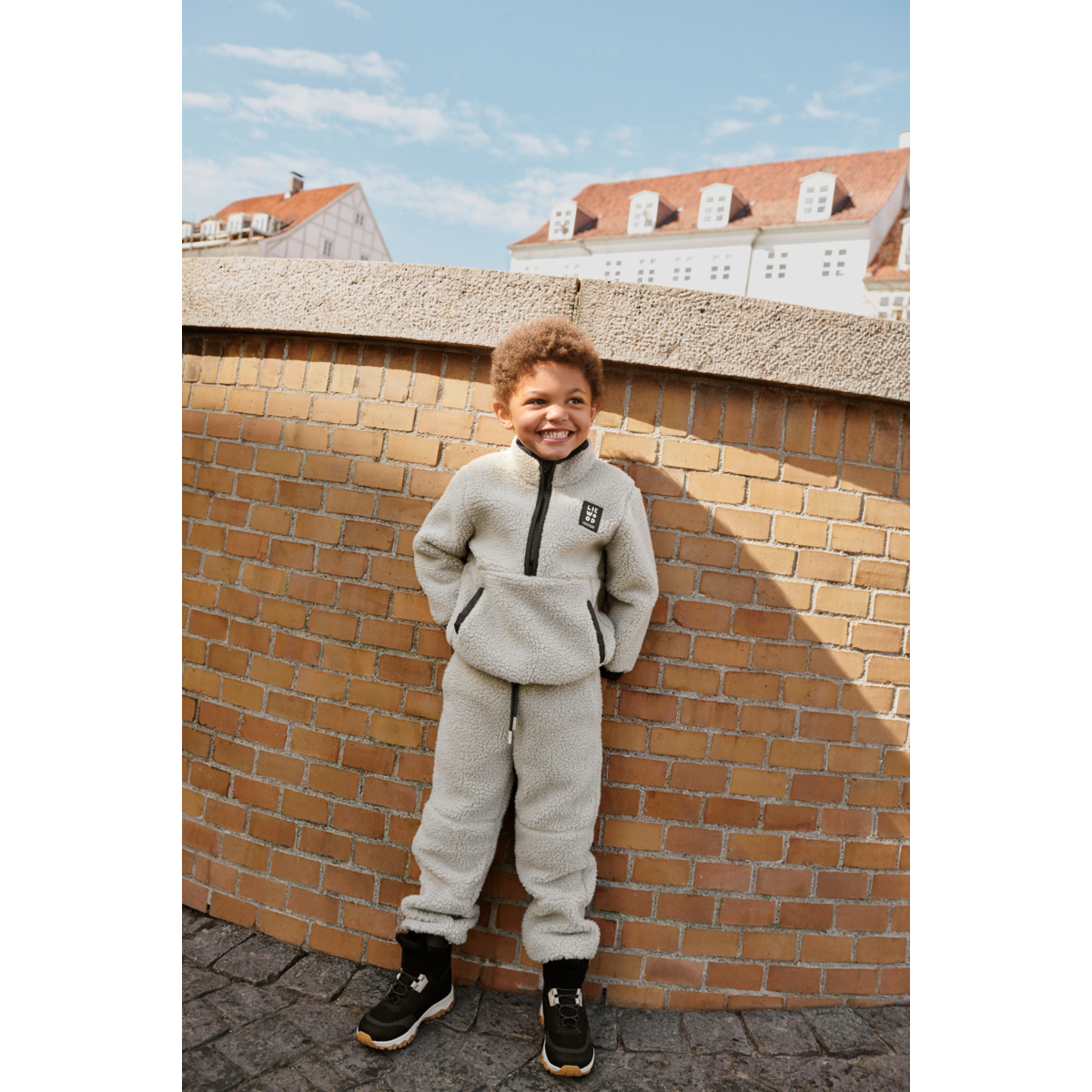 Liewood Pantalon de Survêtement Polaire BUBA - Mist - Pantalon