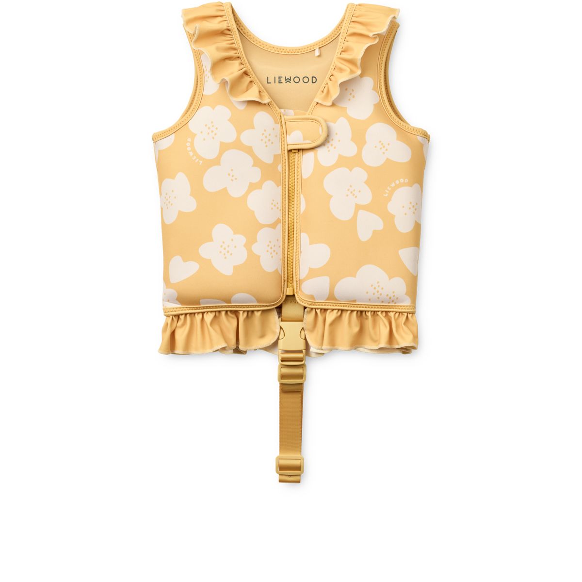 Gilet de Natation   avec Volants DOVE - Flower / Lemon yellow