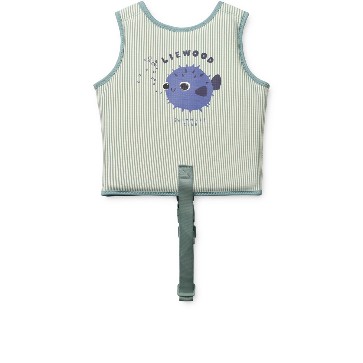 Gilet de Bain en Tissu Gaufré DOVE - Peppermint / Sandy