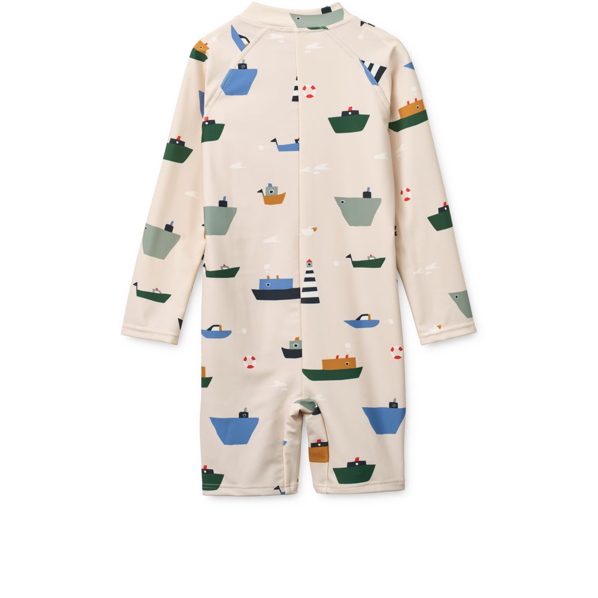 Liewood Max Long-sleeved Swim Jumpsuit - Sailing / Sandy - SWIMSUIT