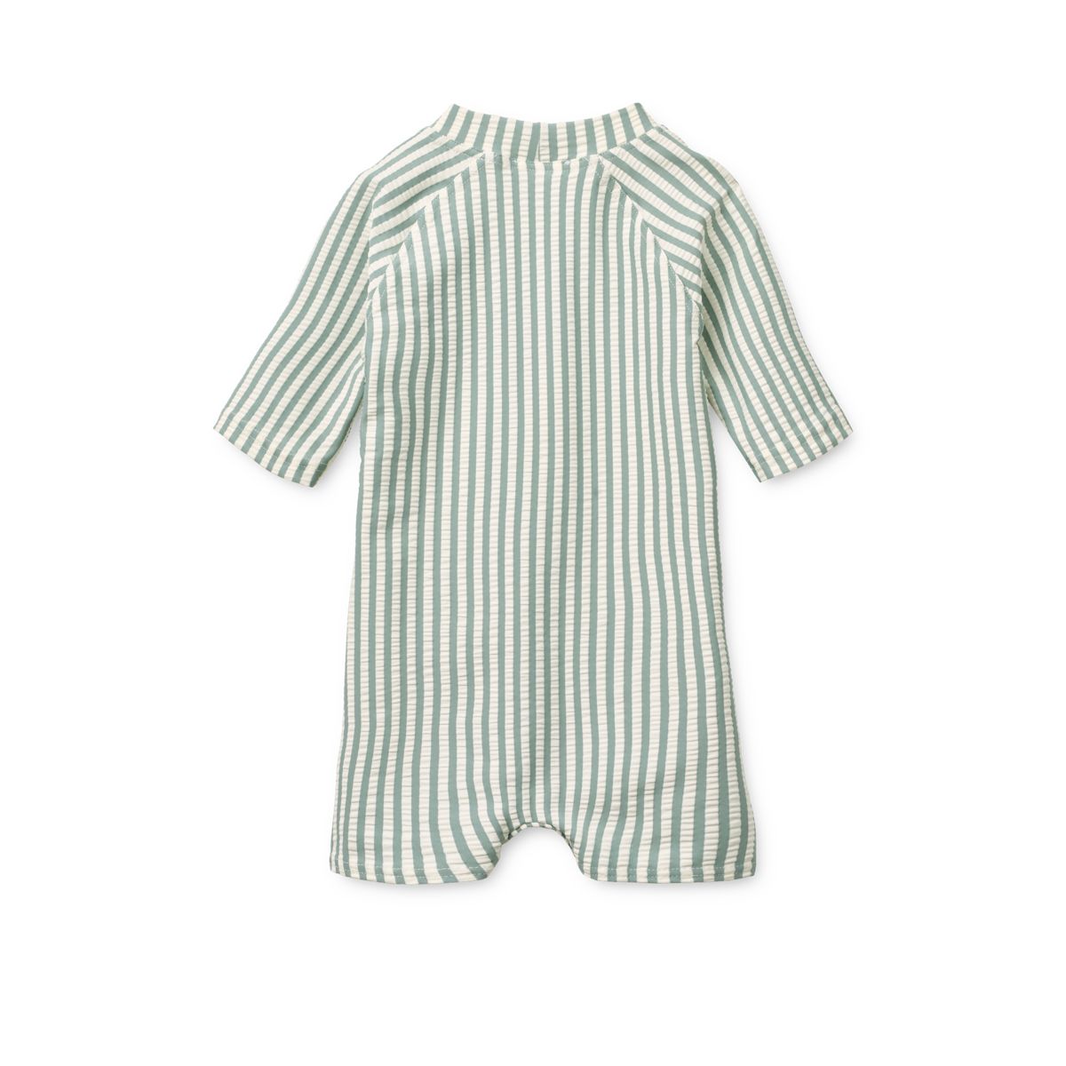Liewood Thor Seersucker Baby Swim Jumpsuit - Peppermint / Sandy - SWIMSUIT