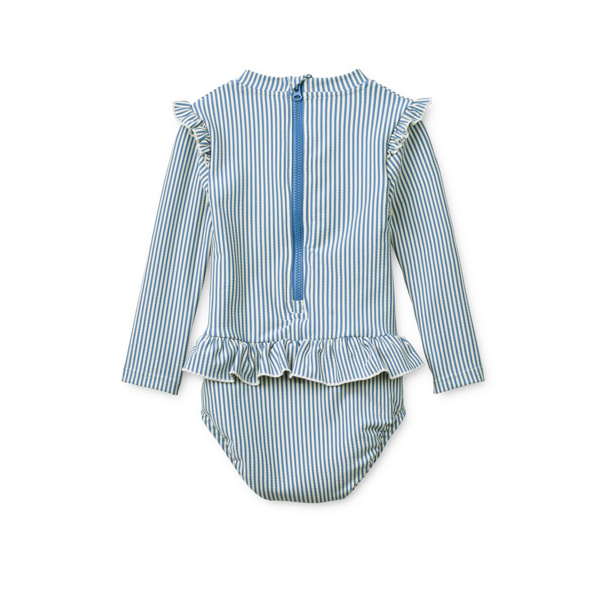 Liewood Sille Seersucker Baby Swimsuit - Riverside / Creme de la creme - SWIMSUIT