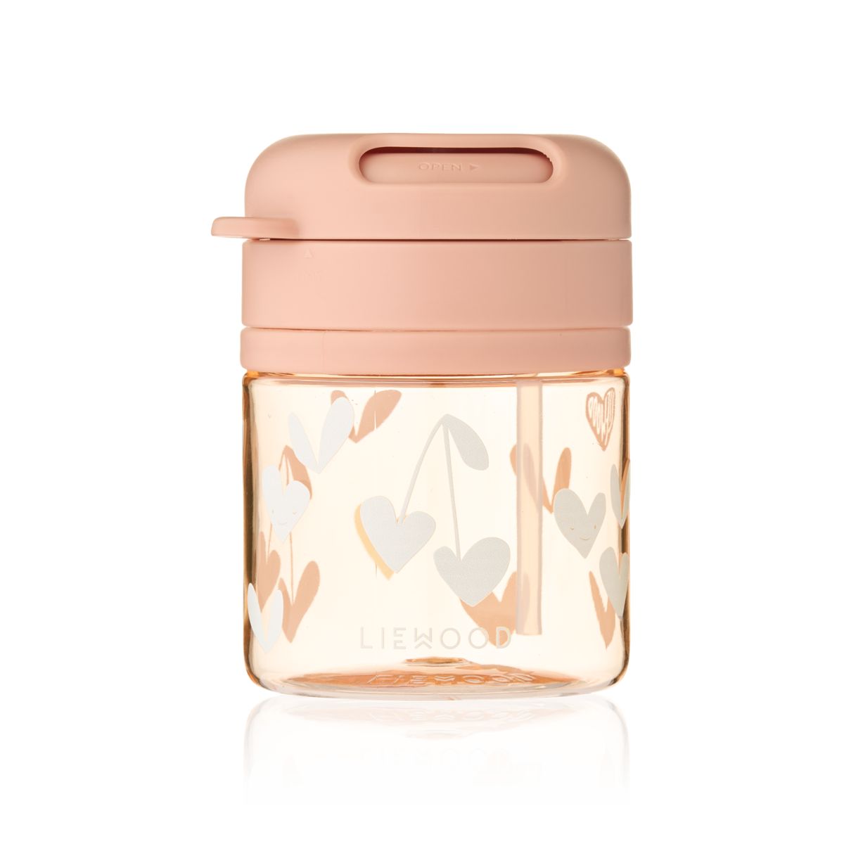 Liewood Gobelet à paille PAVIA en Tritan - Sweethearts / Pale tuscany - Gobelet