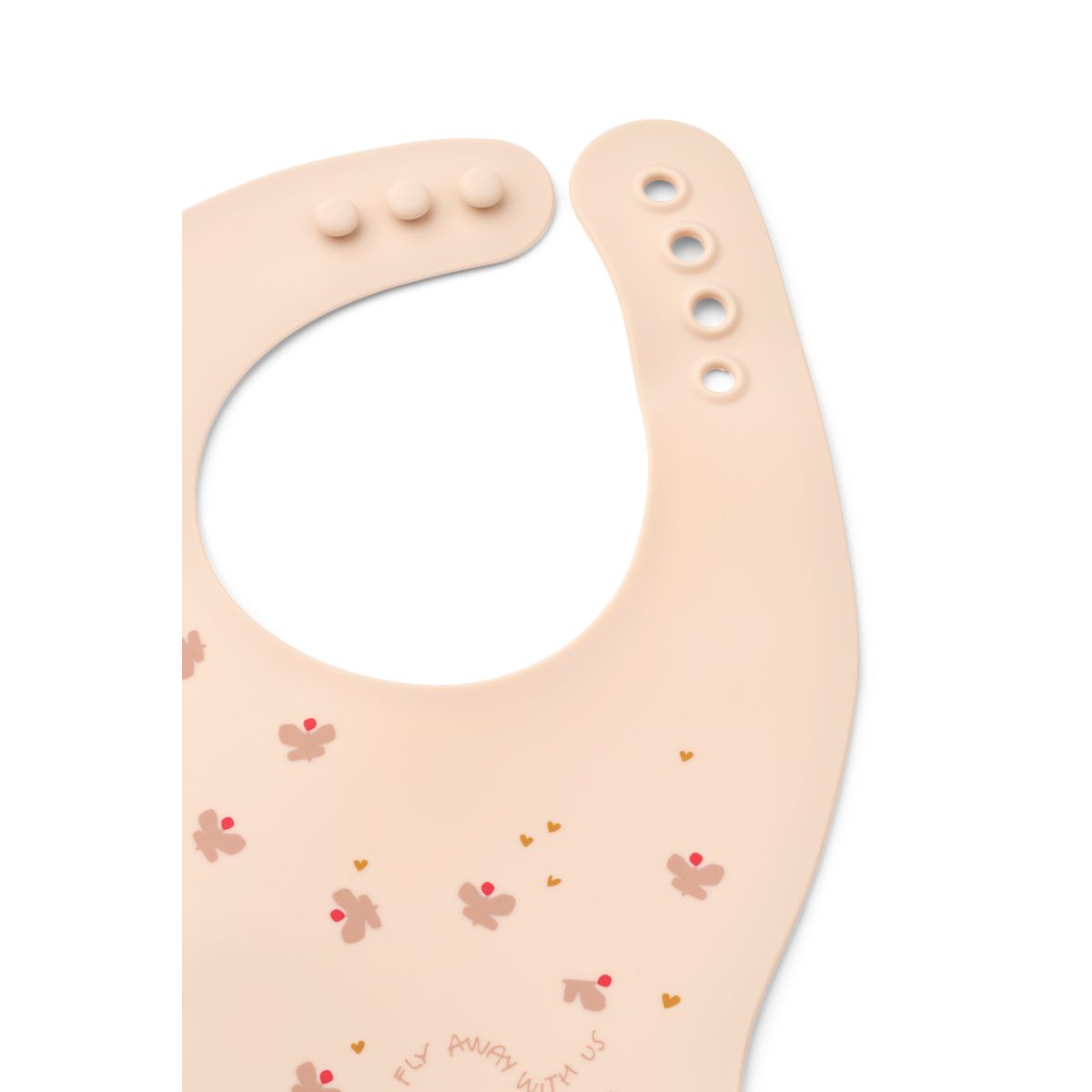 Liewood Bavoirs à Imprimé EMBER, Lot de 2 - Mini Butterfly / Apple blossom - Bavoir