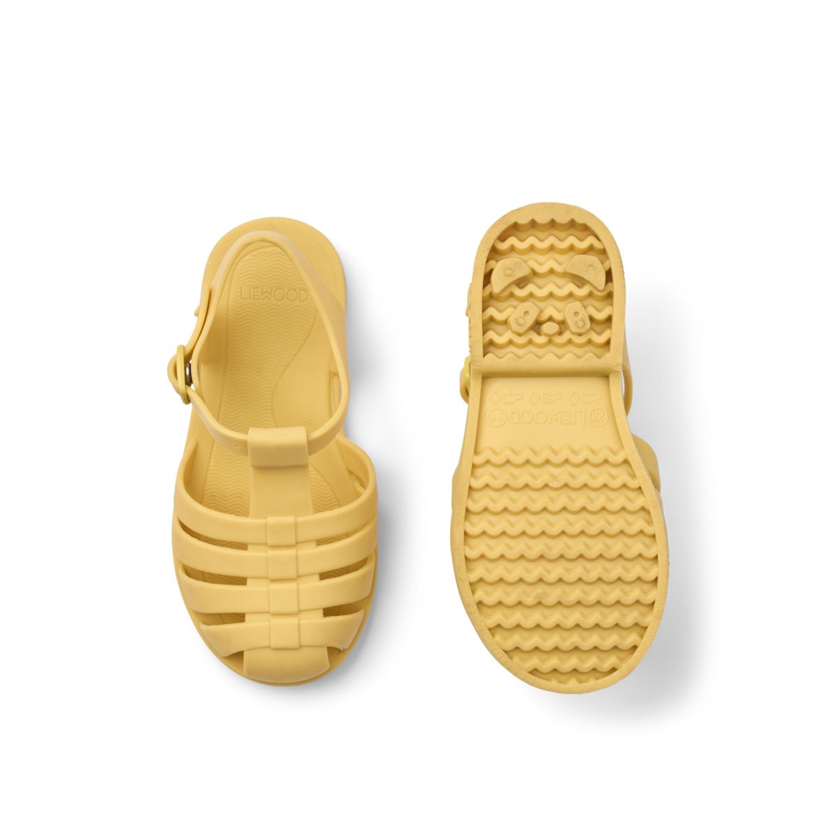 Liewood Bre Beach Sandals - Lemon yellow - BEACH SANDALS