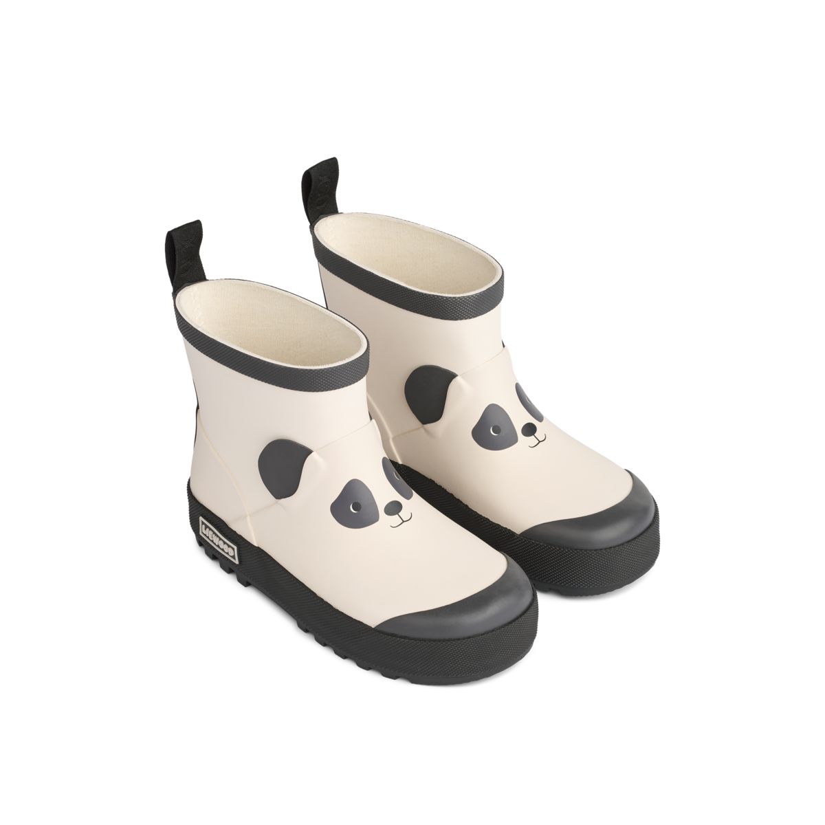 Liewood Bottes de Pluie Courtes Panda TEKLA - Sandy / Dark grey - Botte de pluie