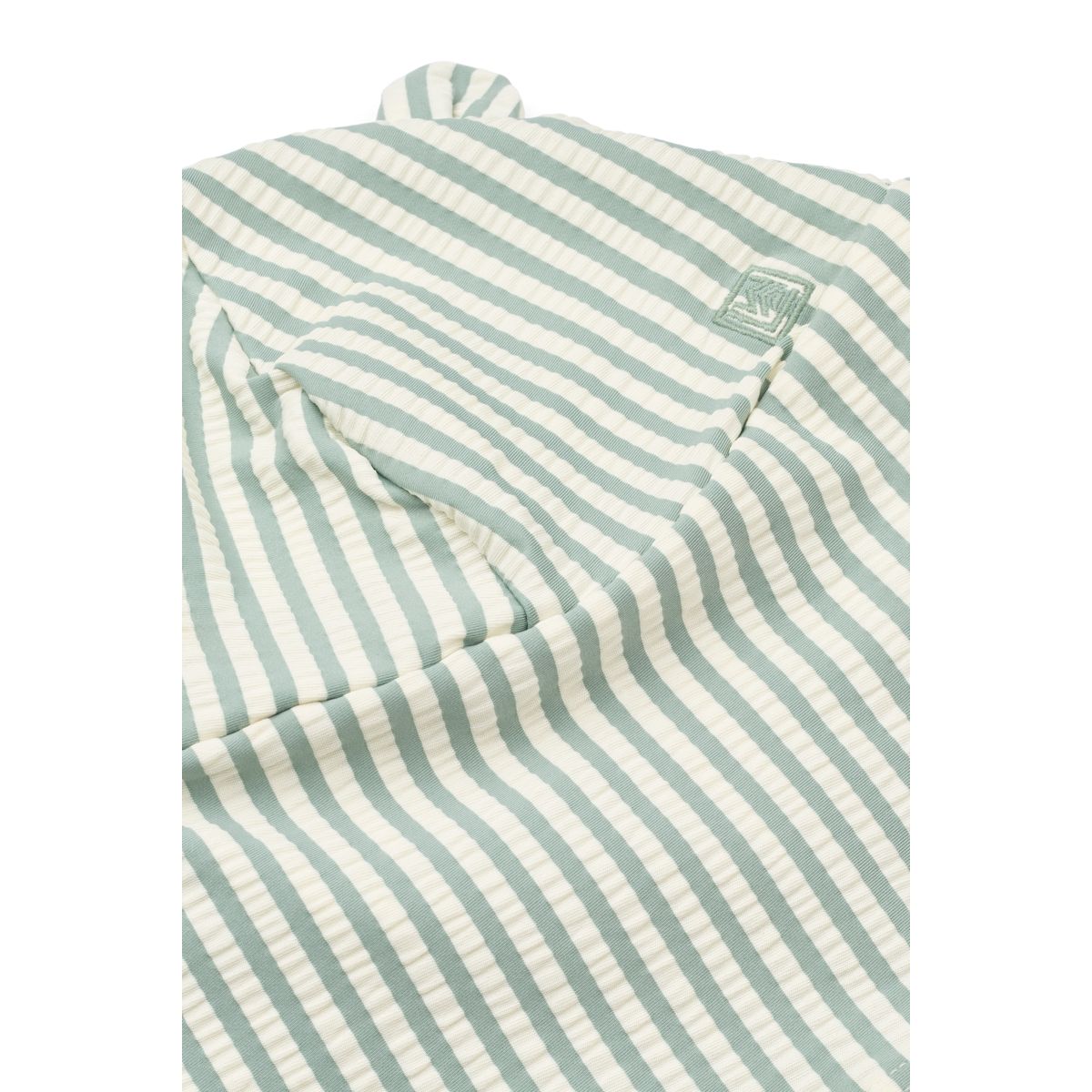 Chapeau de soleil seersucker Senia - Peppermint / Sandy