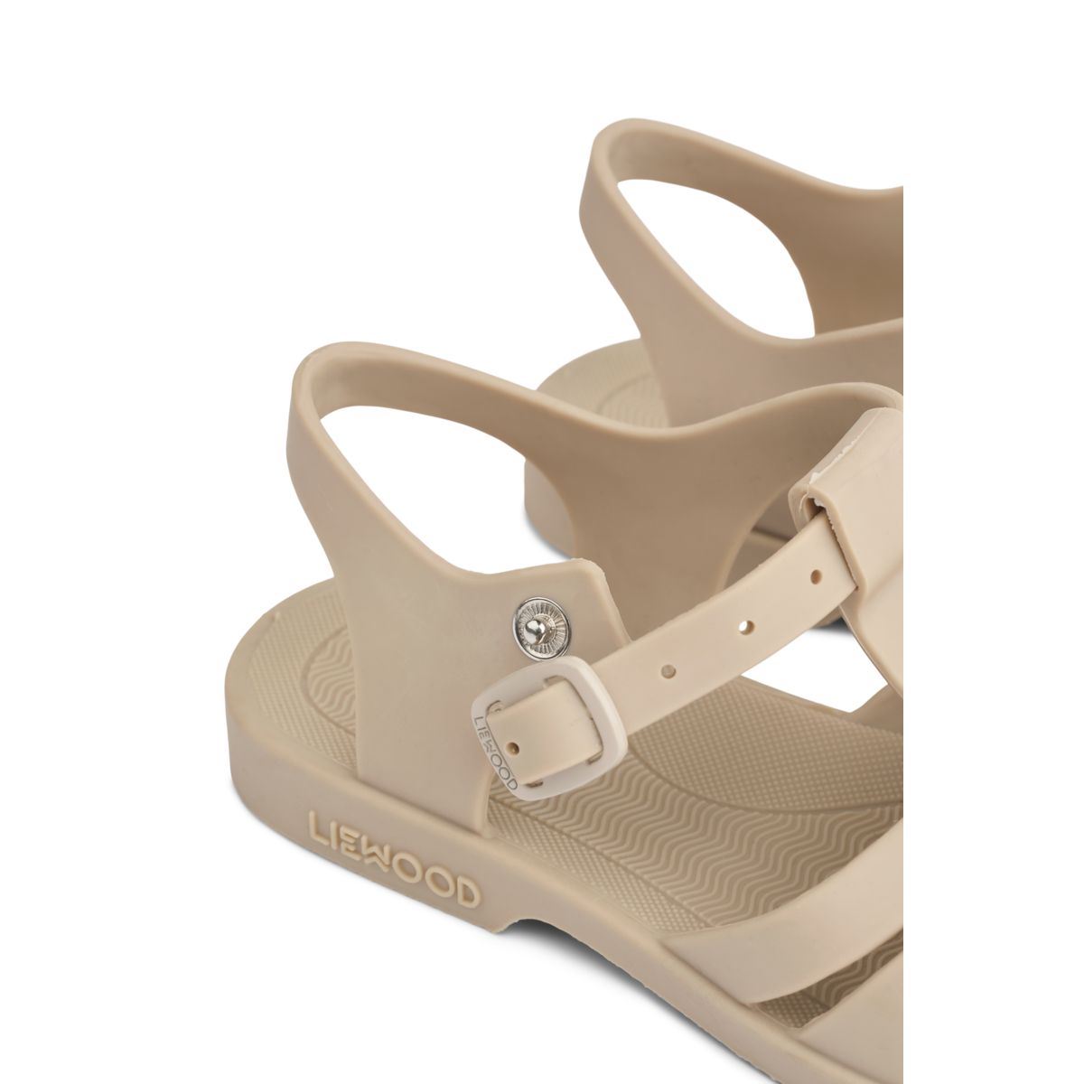 Liewood Bre Beach Sandals with Charms - Bear / sandy - BEACH SANDALS