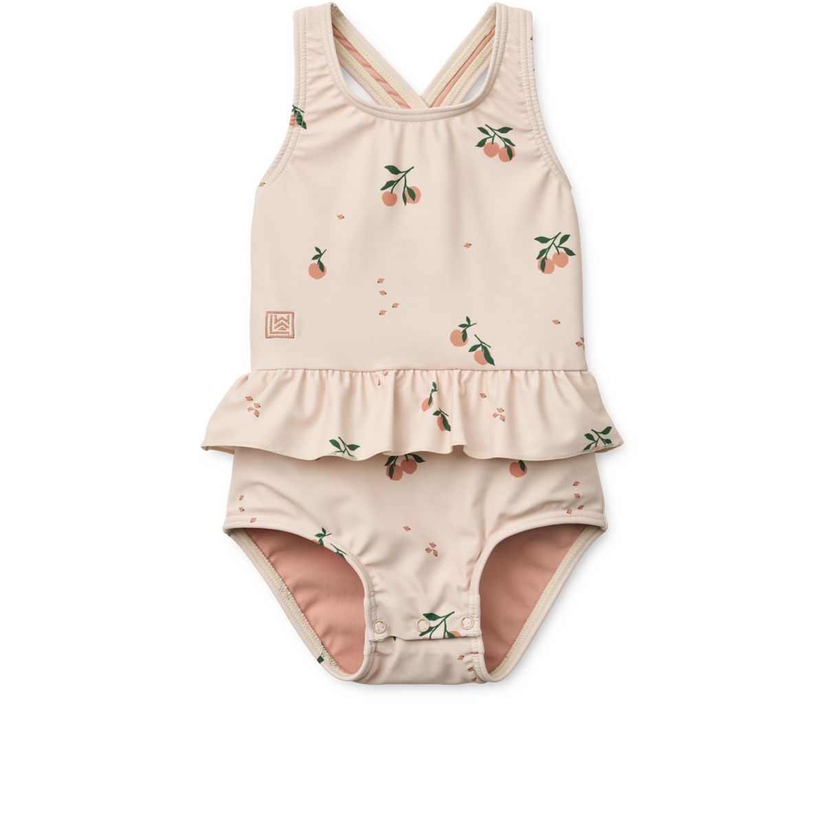 Liewood Amara Printed Swimsuit - Peach / Sea shell - SWIMSUIT