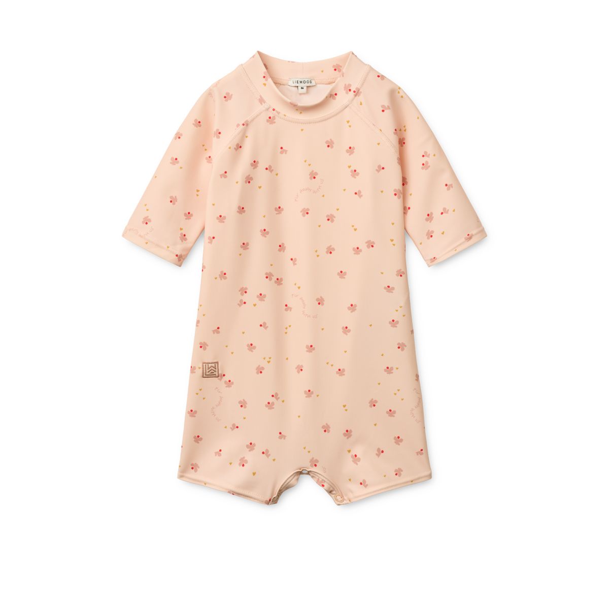 Liewood Thor Baby Swim Jumpsuit - Mini Butterfly / Apple blossom - SWIMSUIT