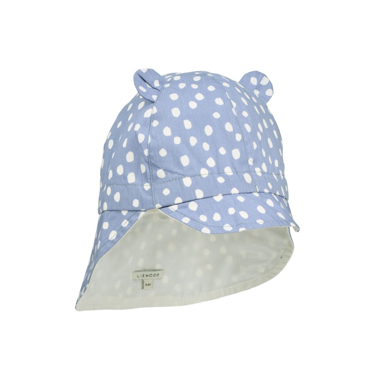 Liewood Gorm Reversible Sun Hat - Dot / Dusty lavender - HATS/CAP