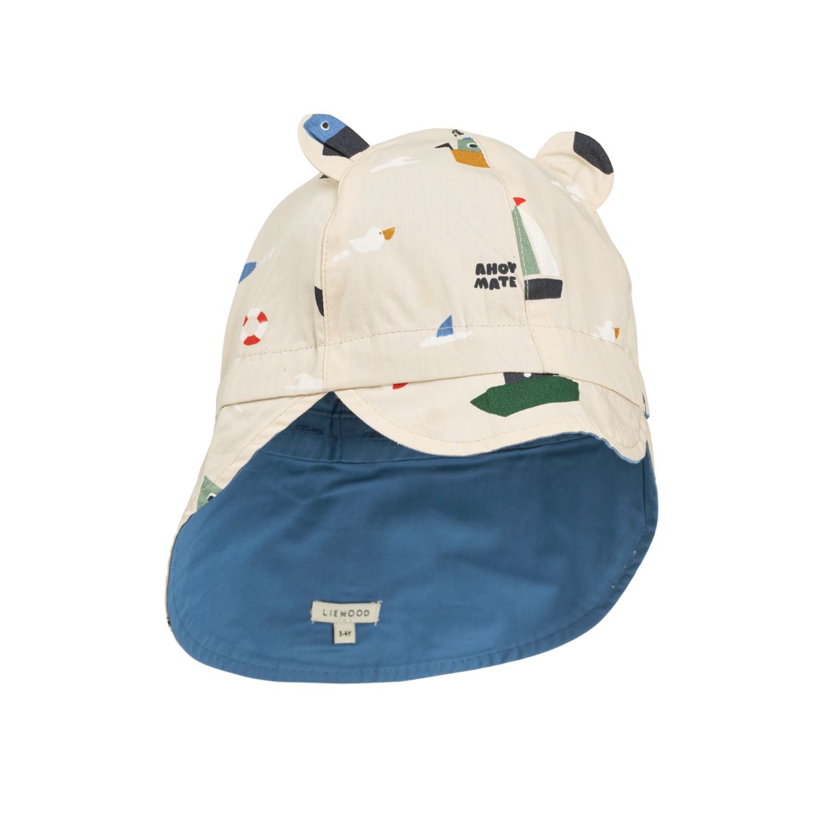 Liewood Gorm Reversible Sun Hat - Sailing / Sandy - HATS/CAP
