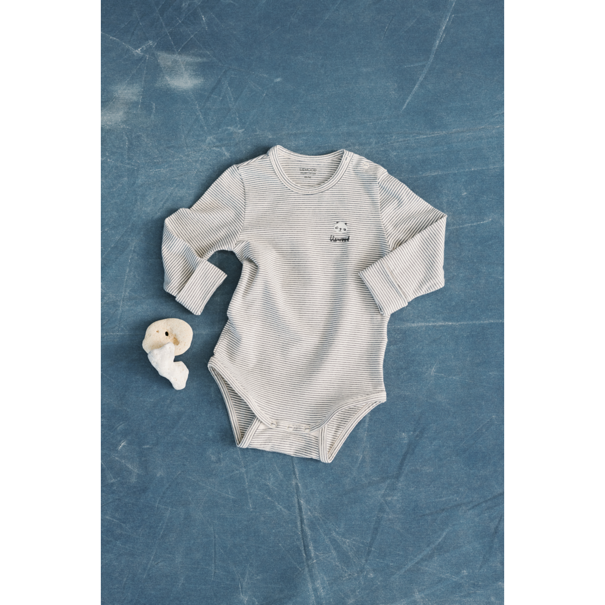 Liewood Body Évolutif à Manches Longues YANNI - Mini panda / Classic navy stripe / mix - Body