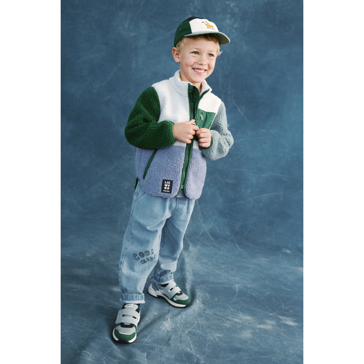 Liewood Casquette Rory - Blue fog multi mix - Chapeaux & Casquettes