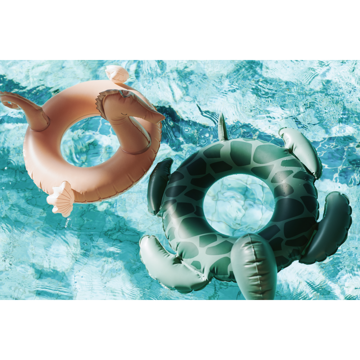 Liewood Anneau de natation PHOEBE Tortue - Faune green - Bouée de bain