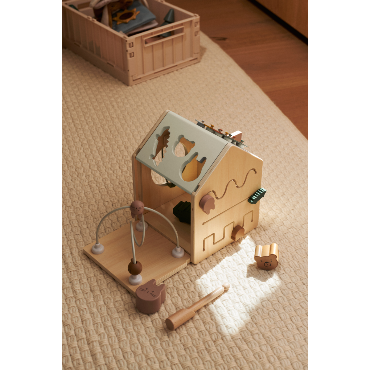 Liewood Cube d'Éveil LUCAS - Tuscany rose multi mix - JOUET D'ACTIVITÉ