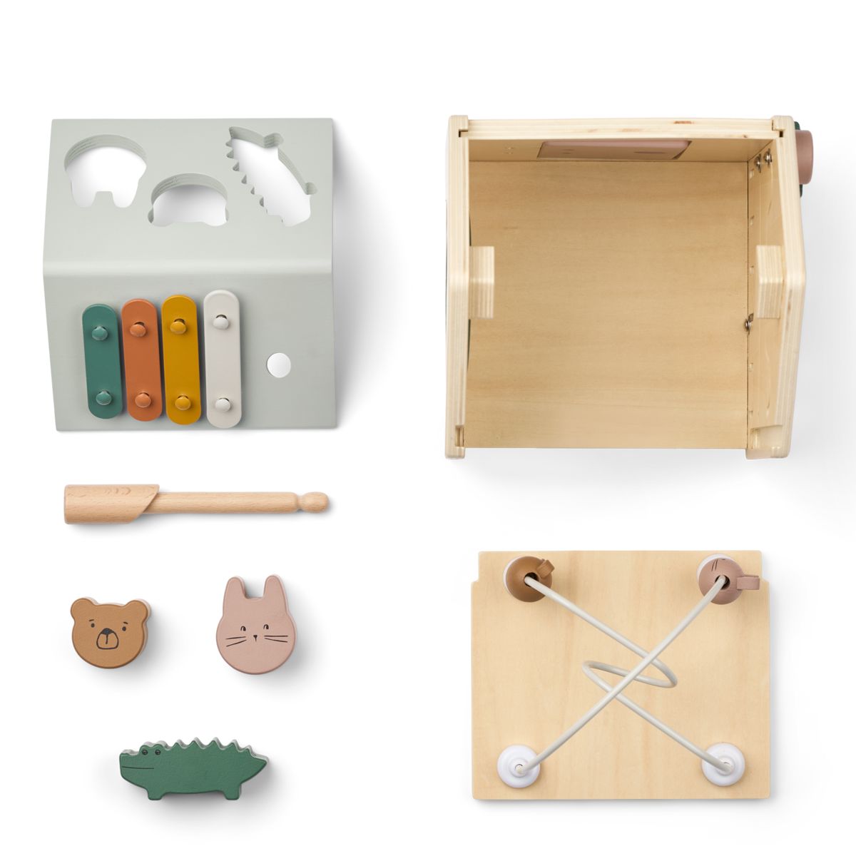 Liewood Cube d'Éveil LUCAS - Tuscany rose multi mix - JOUET D'ACTIVITÉ