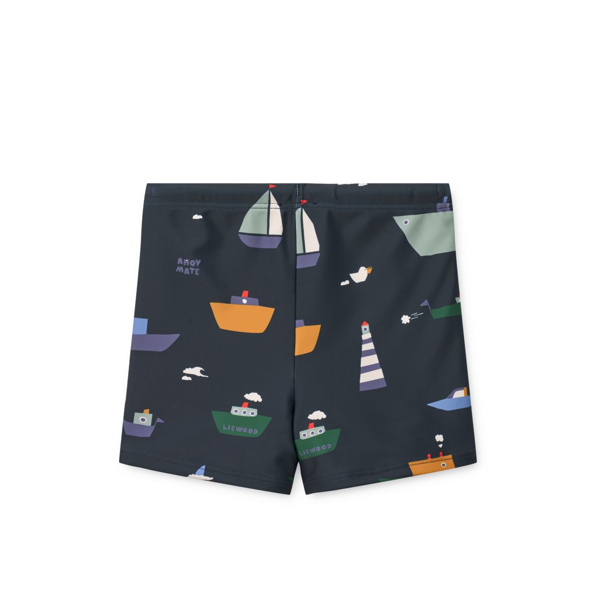 Liewood Otto Printed Swim Trunks - Sailing / Classic navy - SWIMPANTS