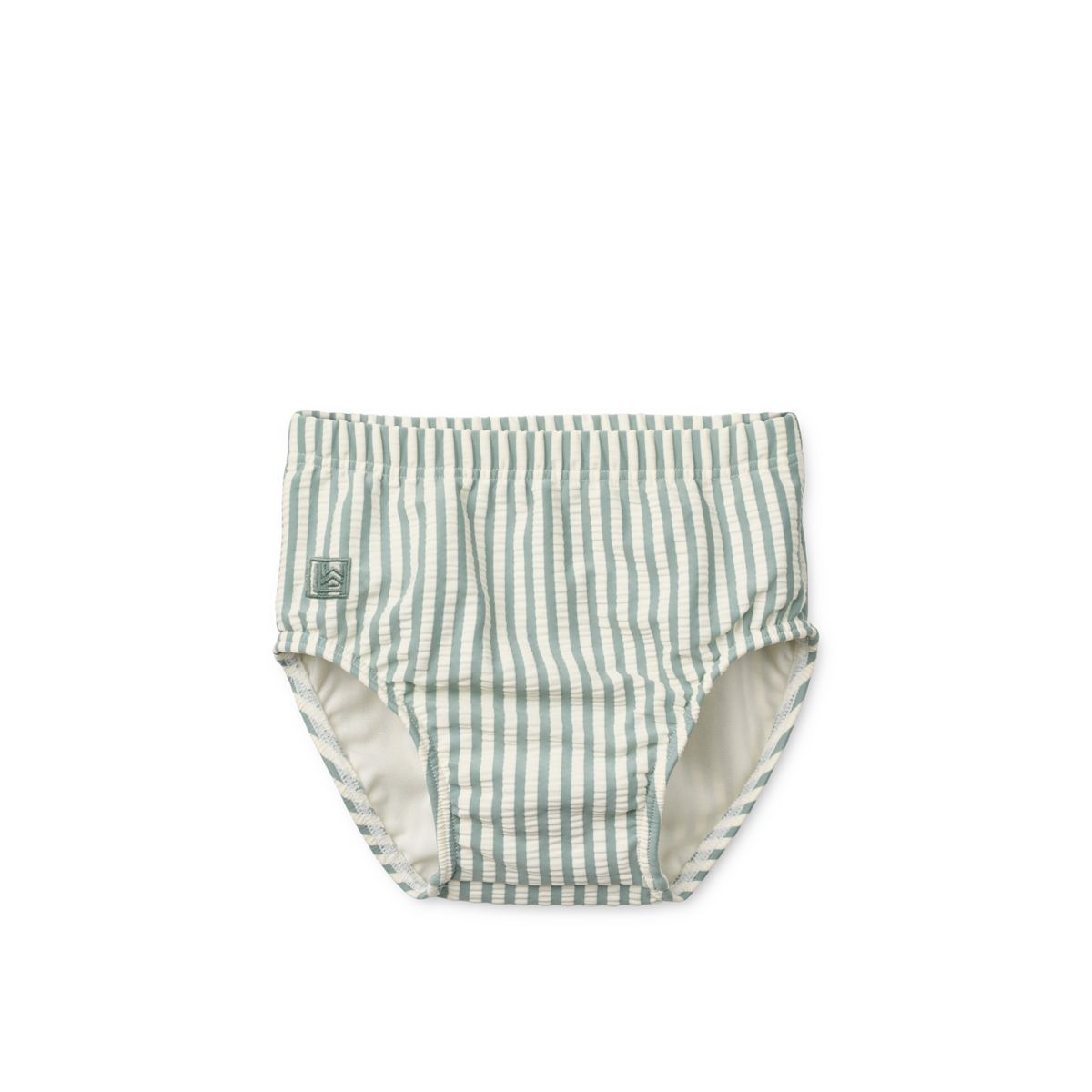 Liewood Anthony Baby Seersucker Swim Pants - Peppermint / Sandy - SWIMPANTS