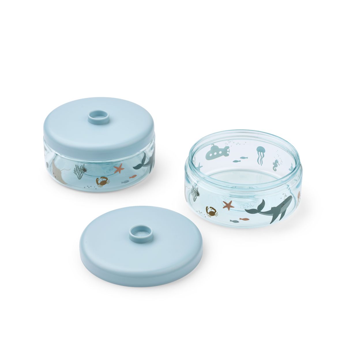 Liewood Boîtes alimentaires pour bébé DOMINIQUE 500 ml - Sea creature / Sandy - Boïte à goûter