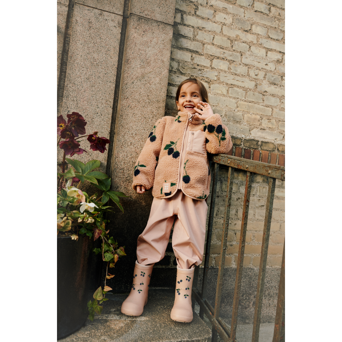 Liewood Veste en Polaire NOLAN - Berry / Pale Tuscany - Veste