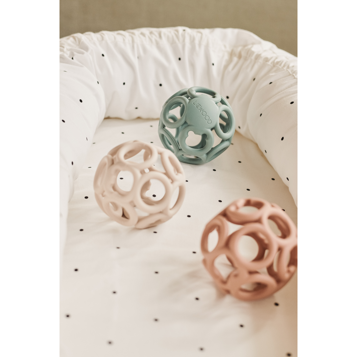Liewood Boule de dentition Jasmin - Tuscany rose - Anneau de dentition