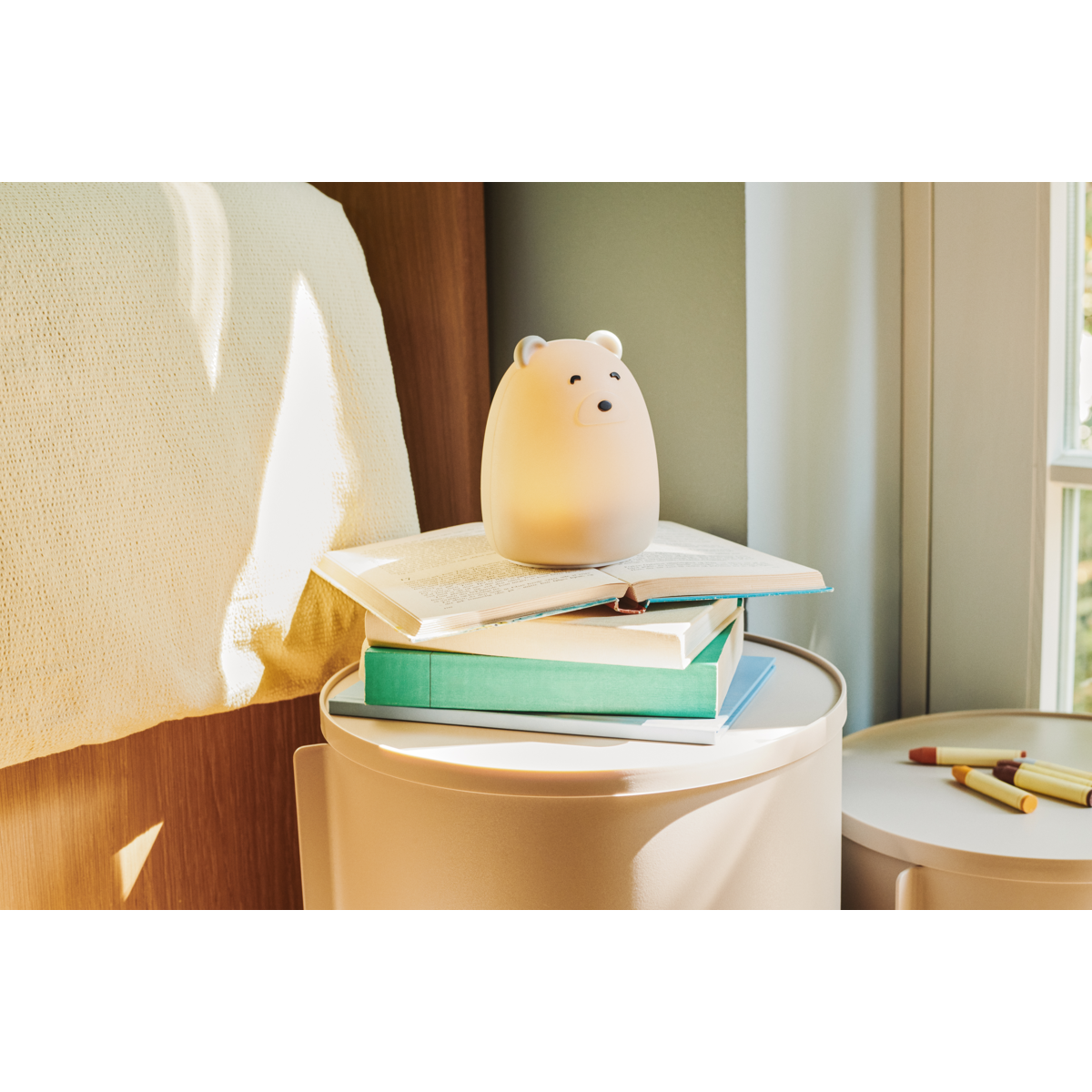 Liewood Veilleuse Winston - Mr bear dove blue - Lampe de table