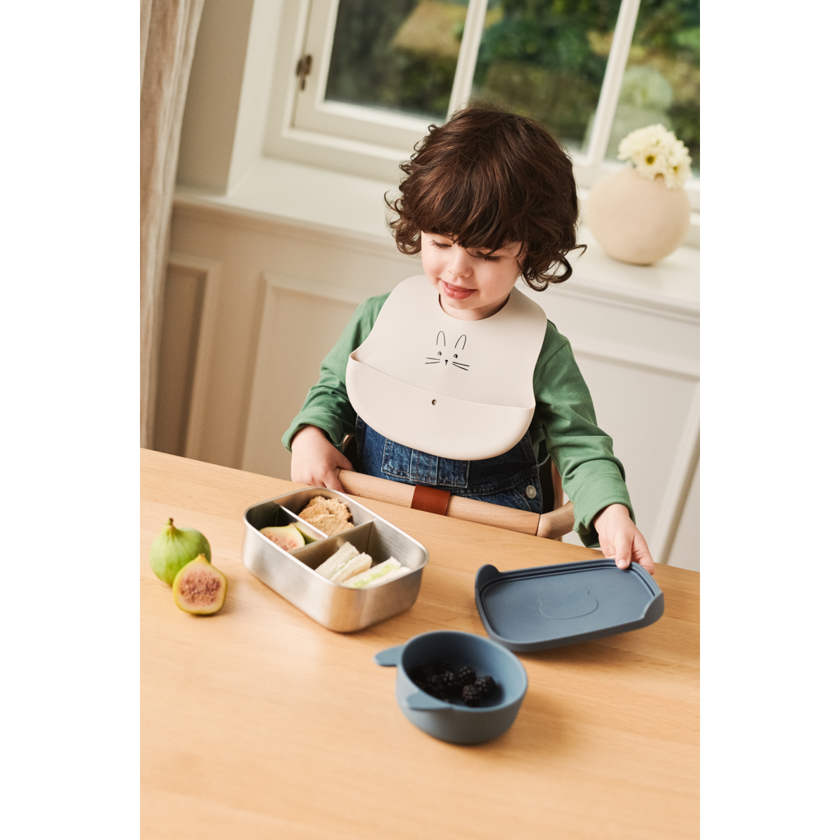 Liewood Lunch Box Arthur - Mr bear whale blue - Boîte à goûter