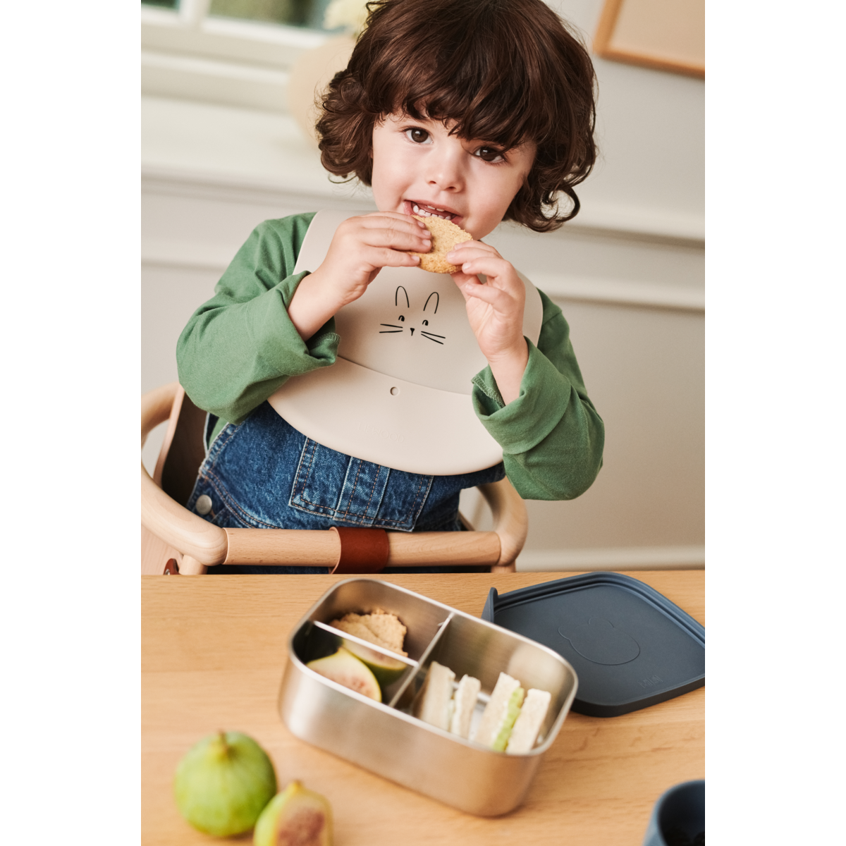 Liewood Lunch Box Arthur - Mr bear whale blue - Boîte à goûter