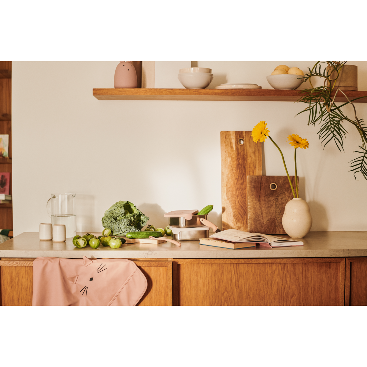 Liewood Lunch Box Arthur - Cat dark rose - Boîte à goûter