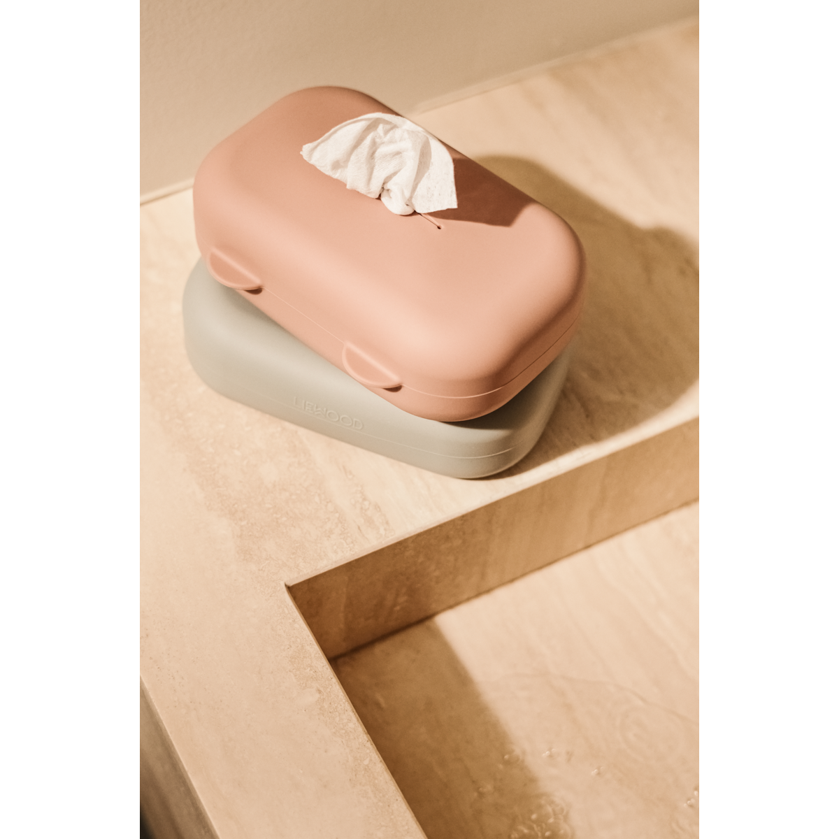 Liewood Étui à lingettes Emi - Pale tuscany - Courverture de lingettes