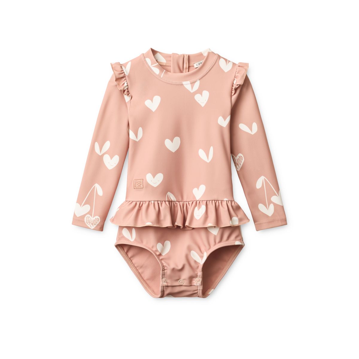 Liewood Maillot De Bain Imprimé Bébé Sille - Sweethearts / Pale tuscany - Maillot de bain
