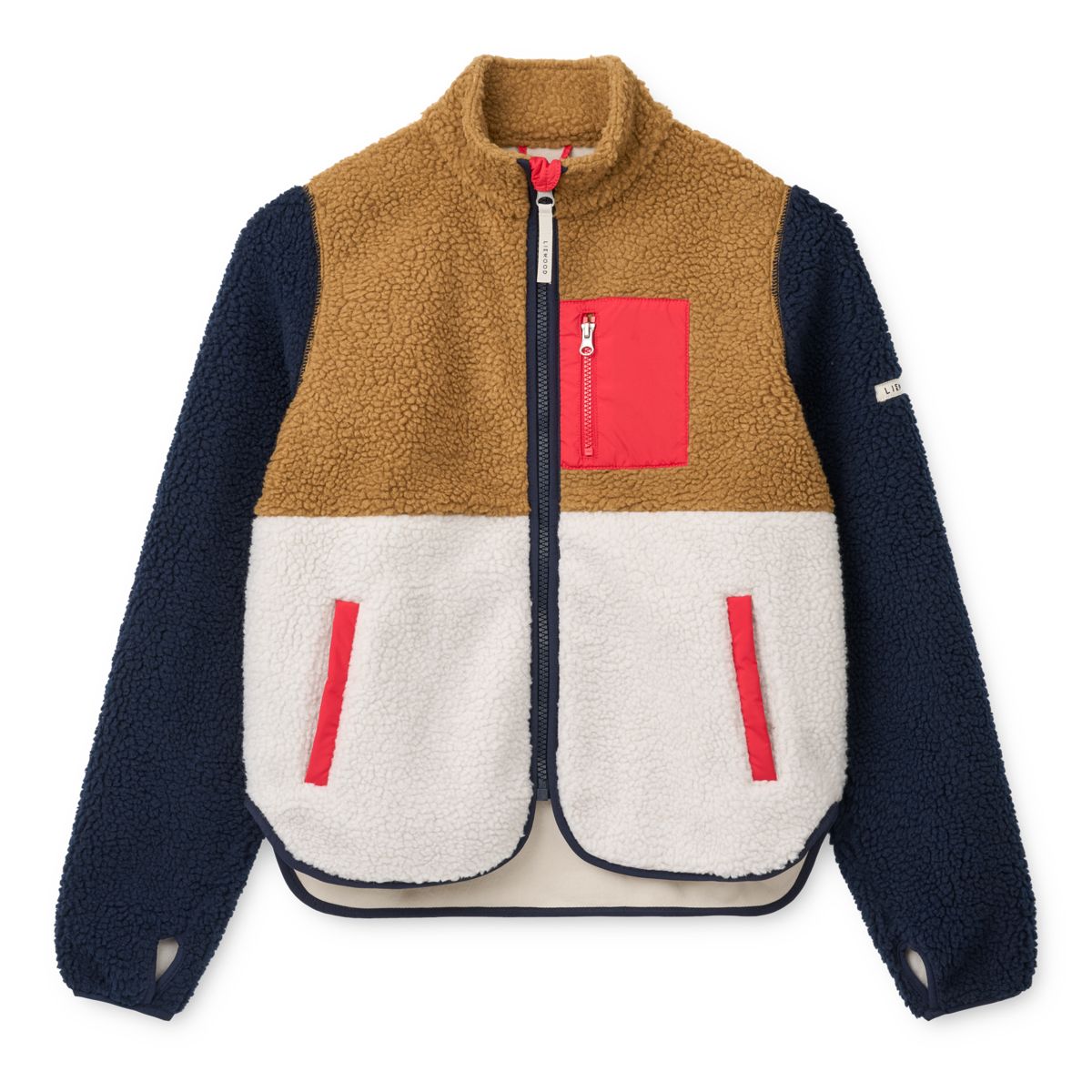 Liewood Veste en polaire Nelson Pour Adultes - Midnight navy multi mix - Veste