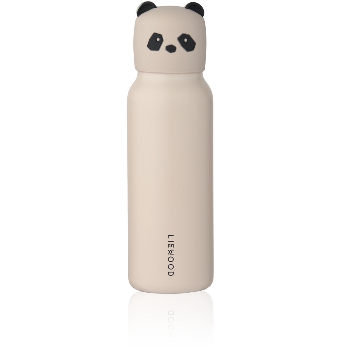 Liewood Falk Water Bottle with Panda Lid 350 ml - Sandy - WATER BOTTLE