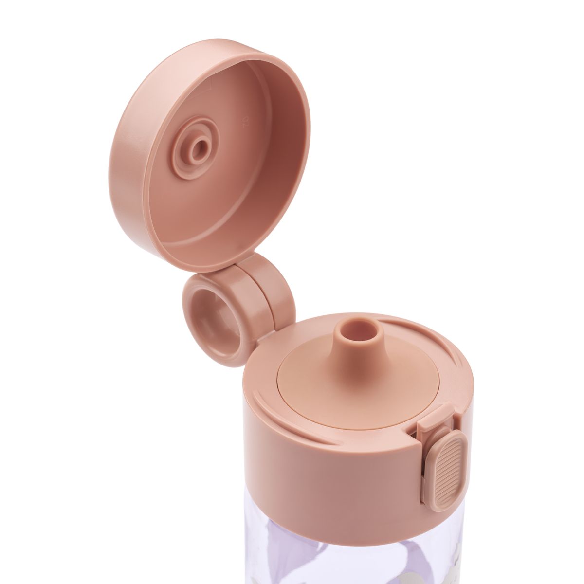 Liewood Clemence Tritan Bottle - Cat / Warm lilac - WATER BOTTLE