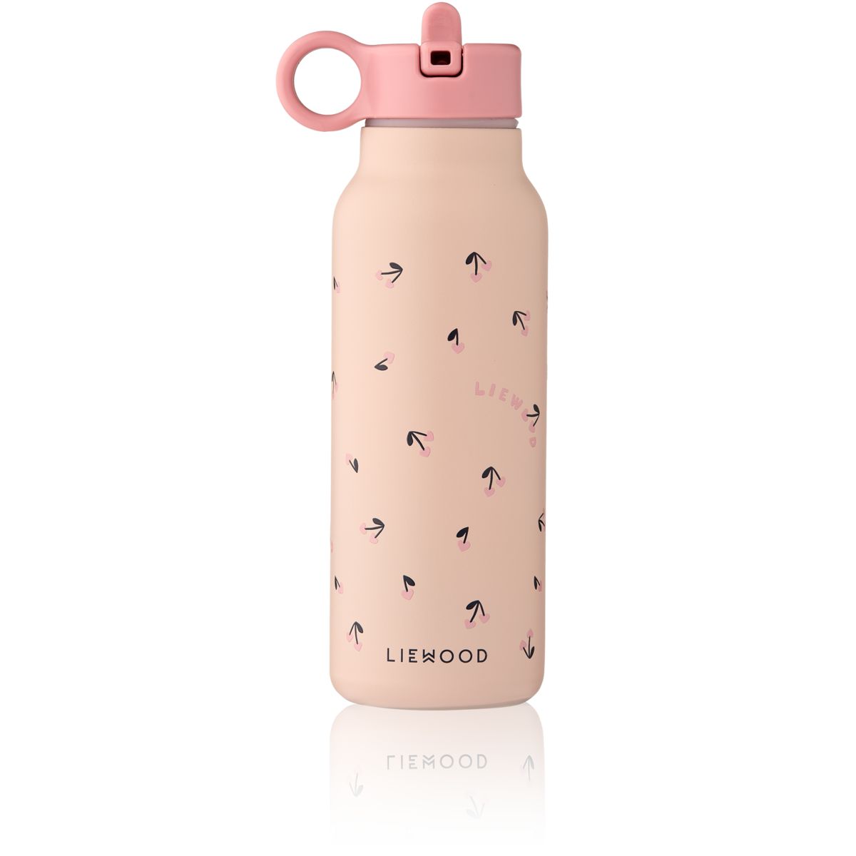 Liewood FALK Water Bottle 350 ml - Mini Cherry heart / Rosey - WATER BOTTLE