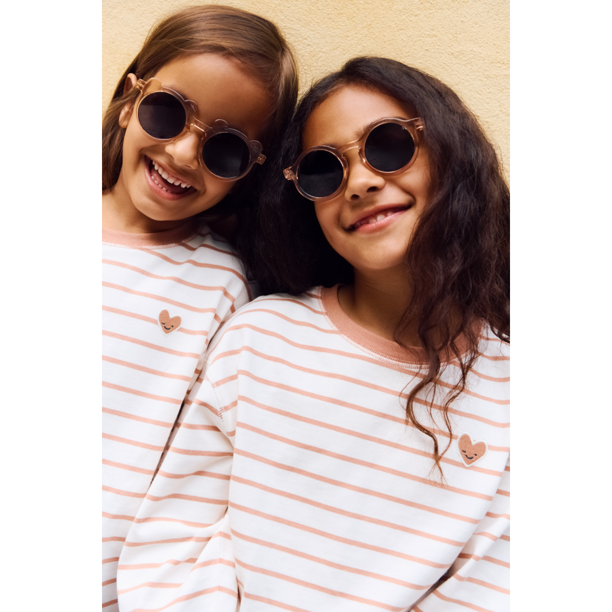 Liewood T-shirt à Manches Longues à Rayures TYLER - Heart Tuscany rose / Creme de la creme - T-shirt