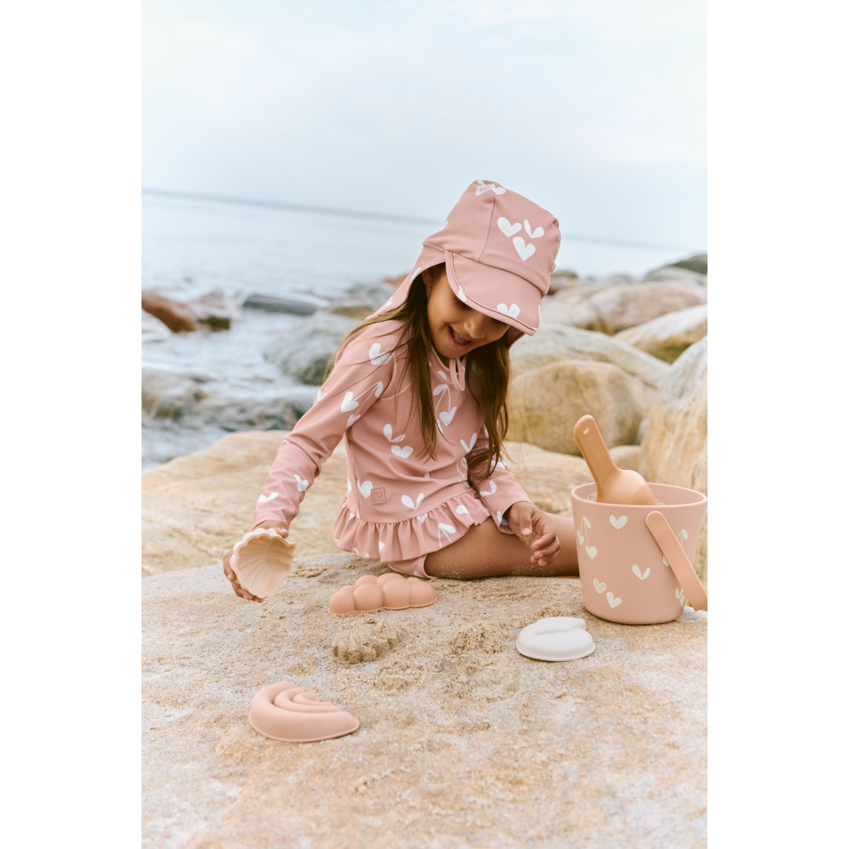 Liewood Chapeau de bain CECILIA - Sweethearts / Pale tuscany - CHAPEAU DE BAIN