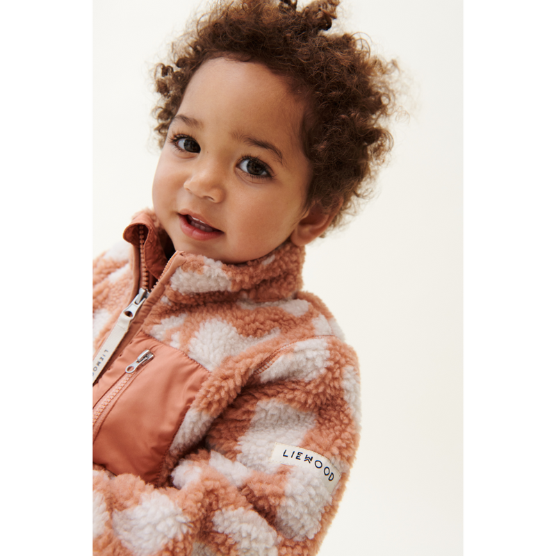 Liewood Veste en polaire  Nolan - Mega leo / tuscany rose - Veste